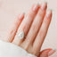 4.5 CT Pear Cut Solitaire & Pave Setting Moissanite Engagement Ring - crownmoissanite