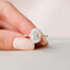4.5 CT Oval Dainty Pave Style Moissanite Engagement Ring - crownmoissanite