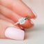 1.0 CT Cushion Shaped Moissanite Hidden Halo Engagement Ring - crownmoissanite