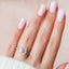 3.0 CT Cushion Hidden Halo & Pave Setting Moissanite Engagement Ring - crownmoissanite