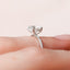 2.0 CT Round Shaped Moissanite Hidden Halo Engagement Ring - crownmoissanite