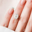 4.0 CT Cushion Hidden Halo & Pave Setting Moissanite Engagement Ring - crownmoissanite