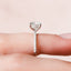 2.0 CT Round Shaped Moissanite Hidden Halo Engagement Ring - crownmoissanite