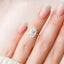 3.0 CT Oval Hidden Halo & Solitaire Style Moissanite Engagement Ring - crownmoissanite