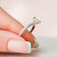 1.5 CT Round Shaped Moissanite Solitaire Engagement Ring - crownmoissanite