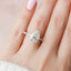 4.0 CT Pear Cut Pave Setting Moissanite Engagement Ring - crownmoissanite