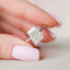 4.0 CT Radiant Solitaire Style Moissanite Engagement Ring - crownmoissanite