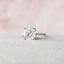 2.5 CT Cushion Hidden Halo & Pave Setting Moissanite Engagement Ring - crownmoissanite