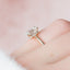 1.50 CT Emerald Shaped Moissanite Hidden Halo Engagement Ring - crownmoissanite