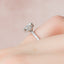 2.0 CT Round Shaped Moissanite Hidden Halo Engagement Ring - crownmoissanite
