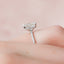 2.0 CT Radiant Hidden Halo & Pave Style Moissanite Engagement Ring - crownmoissanite