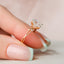 2.0 CT Oval Cut Twig Style Moissanite Engagement Ring - crownmoissanite