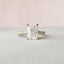 2.5 CT Radiant Hidden Halo & Pave Moissanite Engagement Ring - crownmoissanite