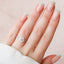 2.0 CT Round Shaped Moissanite Hidden Halo Engagement Ring - crownmoissanite
