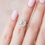 2.5 CT Cushion Hidden Halo & Pave Setting Moissanite Engagement Ring - crownmoissanite