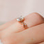 1 CT Emerald Shaped Moissanite Twig Style Engagement Ring - crownmoissanite