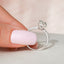 3.0 CT Oval Hidden Halo & Pave Setting Moissanite Engagement Ring - crownmoissanite