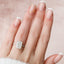 4.5 CT Radiant Hidden Halo Pave Moissanite Engagement Ring - crownmoissanite