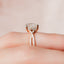 1.0 CT Pear Shaped Moissanite Twisted Pave Engagement Ring - crownmoissanite