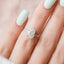 1.50 CT Pear Shaped Moissanite Hidden Halo Engagement Ring - crownmoissanite
