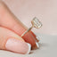 4.5 CT Cushion Cut Solitaire Style Moissanite Engagement Ring - crownmoissanite