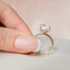 4.5 CT Cushion Cut Solitaire Style Moissanite Engagement Ring - crownmoissanite