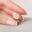 4.0 CT Oval Cut Twig Style Moissanite Engagement Ring - crownmoissanite