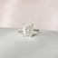 2.0 CT Cushion Hidden Halo & Pave Setting Moissanite Engagement Ring - crownmoissanite