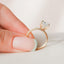 4.50 CT Cushion Pave & Hidden Halo Style Moissanite Engagement Ring - crownmoissanite