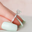 1.0 CT Radiant Shaped Moissanite Solitaire Engagement Ring - crownmoissanite
