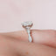 1.0 CT Radiant Shaped Moissanite Solitaire Engagement Ring - crownmoissanite