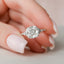 3.5 CT Round Cut Cluster Style Moissanite Engagement Ring - crownmoissanite