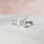 2.5 CT Cushion Milgrain Pave Vintage Style Moissanite Engagement Ring - crownmoissanite