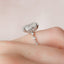 5.0 CT Oval Dainty Style Pave Moissanite Engagement Ring - crownmoissanite