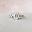 1.5 CT Oval Pave Moissanite Engagement Ring With Hidden Halo Setting - crownmoissanite