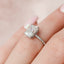 1.50 - 3.50 CT Radiant Pave & Hidden Halo Setting Moissanite Engagement Ring - crownmoissanite