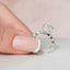 3.5 CT Pear Cut Dainty Pave Moissanite Engagement Ring - crownmoissanite