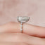 3.5 CT Pear Cut Dainty Pave Moissanite Engagement Ring - crownmoissanite