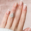 3.5 CT Pear Cut Dainty Pave Moissanite Engagement Ring - crownmoissanite