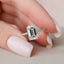 3.0 CT Oval Hidden Halo & Pave Moissanite Engagement Ring - crownmoissanite