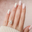 3.0 CT Pear Cut Hidden Halo Style Moissanite Engagement Ring - crownmoissanite