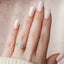 2.0 CT Round Shaped Moissanite Hidden Halo Engagement Ring - crownmoissanite