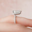 3.0 CT Pear Hidden Halo & Pave Moissanite Engagement Ring - crownmoissanite