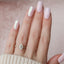 1.5 CT Oval Cut Dainty Pave & Solitaire Moissanite Engagement Ring - crownmoissanite