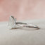 5.0 CT Emerald Cut Solitaire Style Moissanite Engagement Ring - crownmoissanite
