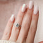2.0 CT Emerald Milgrain Vintage Style Moissanite Engagement Ring - crownmoissanite