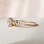 2.0 CT Round Shaped Moissanite Hidden Halo Engagement Ring - crownmoissanite