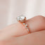 2.0 CT Round Shaped Moissanite Hidden Halo Engagement Ring - crownmoissanite