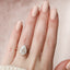 4.0 CT Pear Solitaire Dainty Pave Style Moissanite Engagement Ring - crownmoissanite