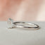 1.50 CT Emerald Shaped Moissanite Hidden Halo Engagement Ring - crownmoissanite